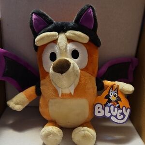 Bluey 8.5" Halloween Bat Costume Stuffed Animal, NWT
